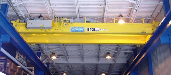 15 ton top running bridge crane