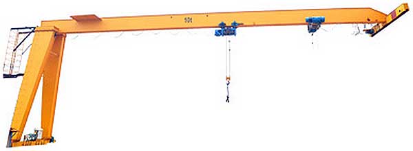 electric hoist semi gantry crane