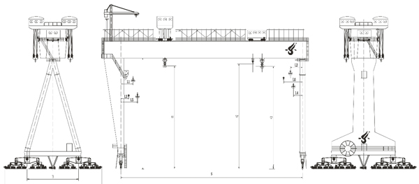 Shipbuilding Gantry Crane System 