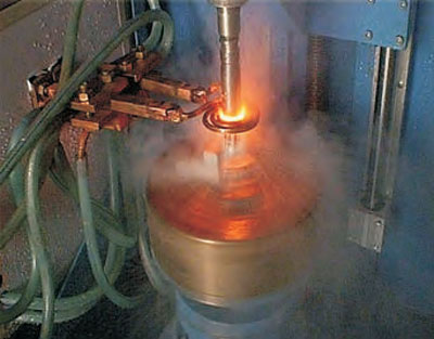 crane wheel quenching