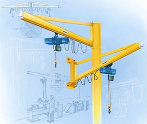 slewing jib crane 