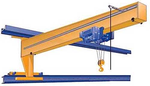 WALL traveling jib crane